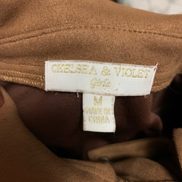 Girls faux suede jacket and pants - Picture 3 of 9